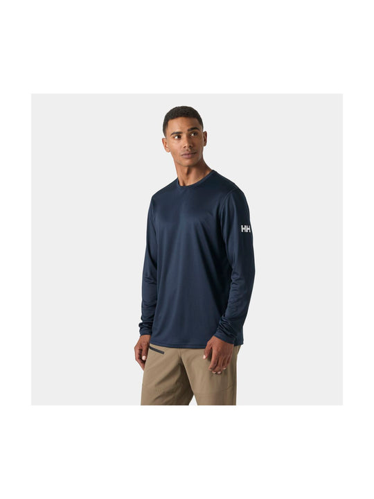 Bielizna termiczna męska HELLY HANSEN HH TECH CREW LS 2.0 granatowa
