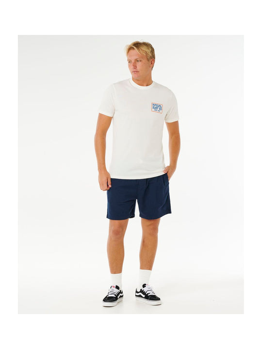 Koszulka męska RIP CURL Pacific Rinse Sunrise Tee biała
