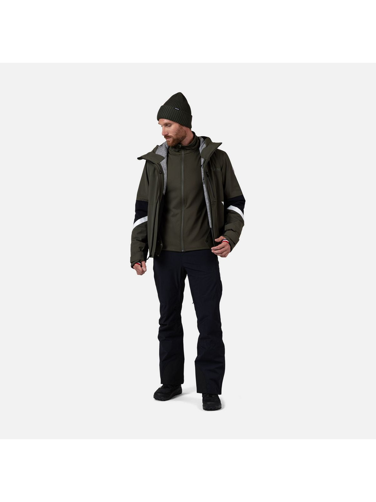 Bluza męska ROSSIGNOL Mid Layer Thin zielona