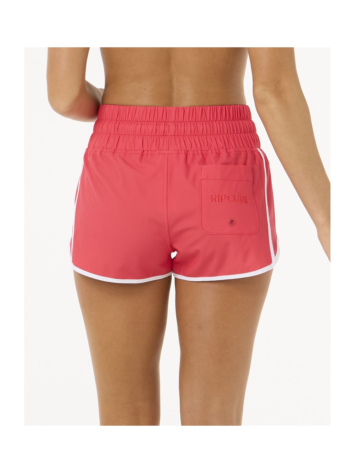 Szorty kąpielowe damskie RIP CURL High Waist Retro Volley 3" czerwone