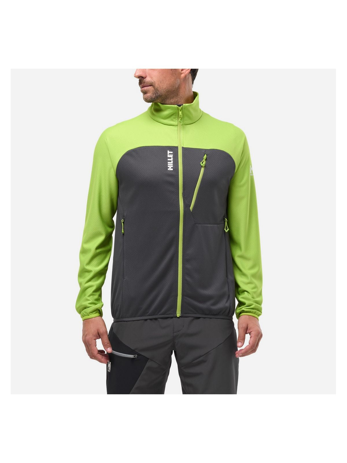 Bluza męska MILLET Lokka Jkt Iii M żółta limonkowa