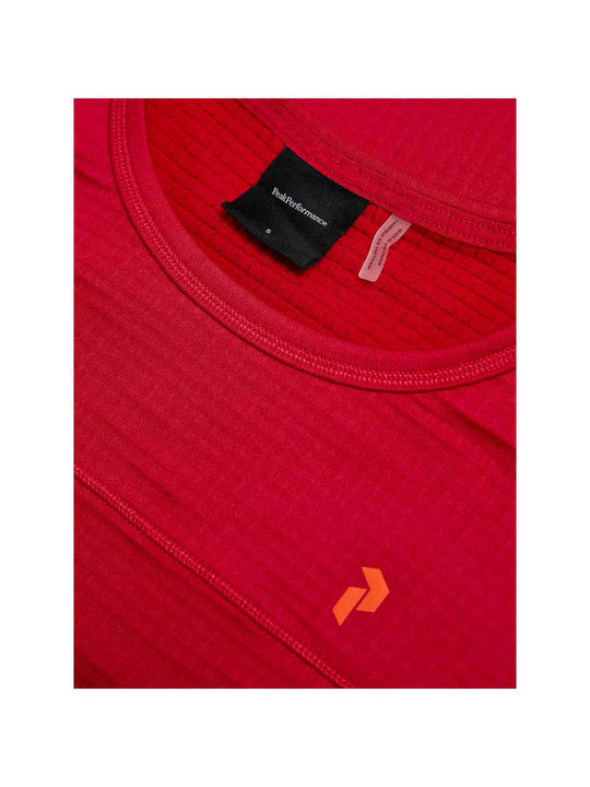 Bluza PEAK PERFORMANCE Trail Polartec Power Grid Crew Women bordowy
