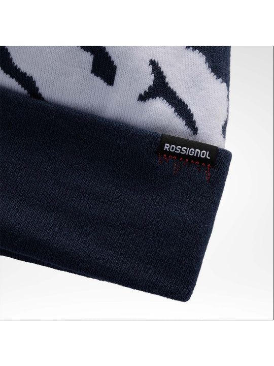 Czapka juniorska ROSSIGNOL Jr Graphic Pompom Beanie niebieska
