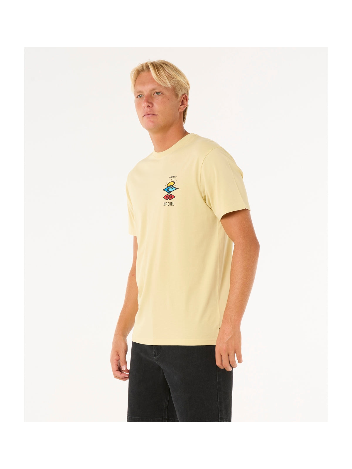 Koszulka RIP CURL Search Icon Tee turkusowy