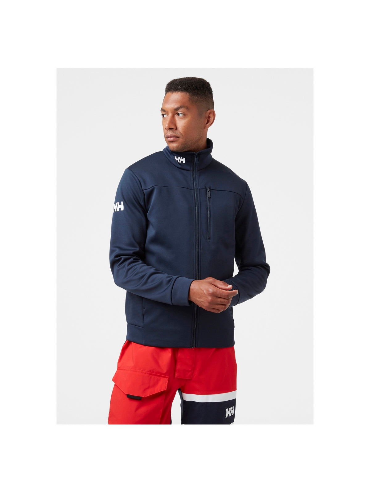 Bluza męska HELLY HANSEN Crew Fleece Jacket kolor granatowy