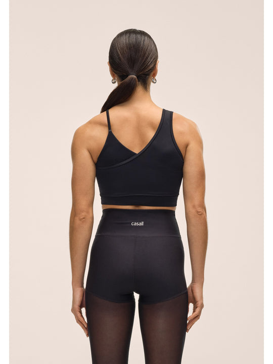 Top CASALL Asymmetry Sports Top kolor czarny
