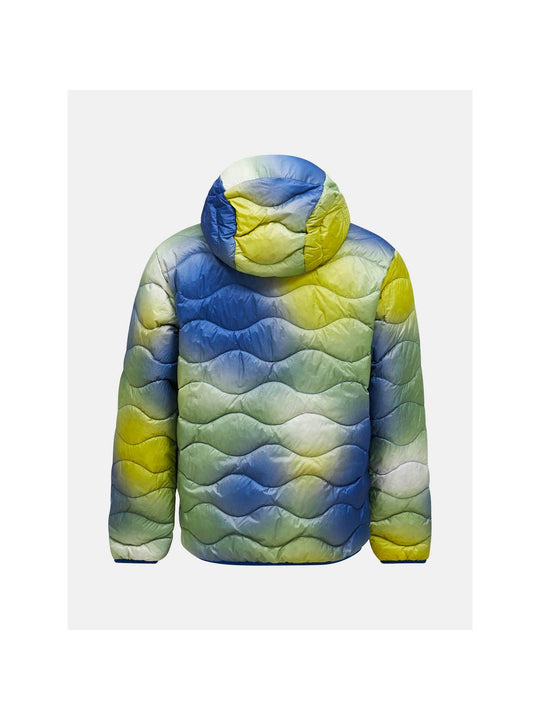 Kurtka puchowa męska PEAK PERFORMANCE M Helium Aop Down Hood Jacket kolor multikolor

