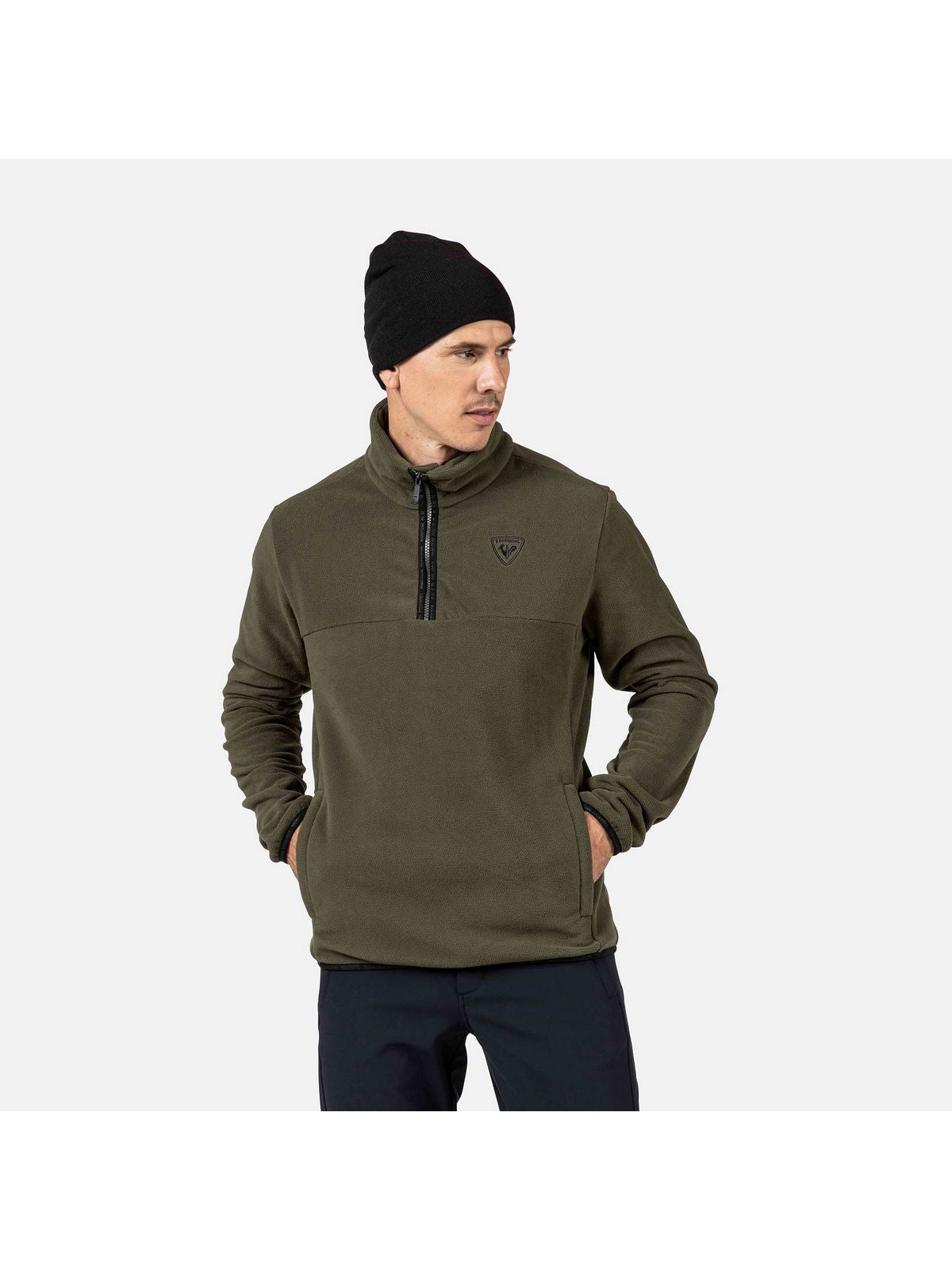 Bluza męska ROSSIGNOL Strawpile Fleece Fz zielona