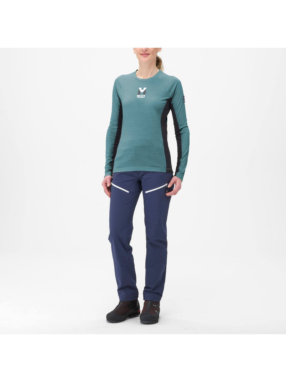 Bielizna MILLET W Trilogy Wool Ts Ls zielony