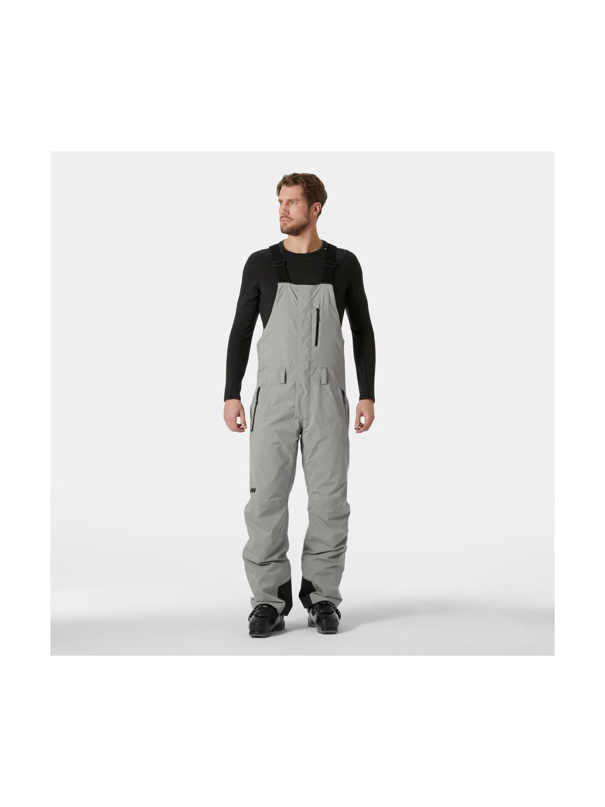 Spodnie narciarskie męskie HELLY HANSEN LEGENDARY INSULATED BIB PANT szare