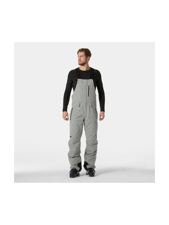Spodnie narciarskie męskie HELLY HANSEN LEGENDARY INSULATED BIB PANT szare
