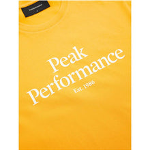 Koszulka PEAK PERFORMANCE Original Tee Men pomarańczowy - Adventure Sports
