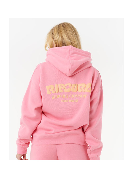 Bluza RIP CURL SURF PUFF HERITAGE HOOD różowa
