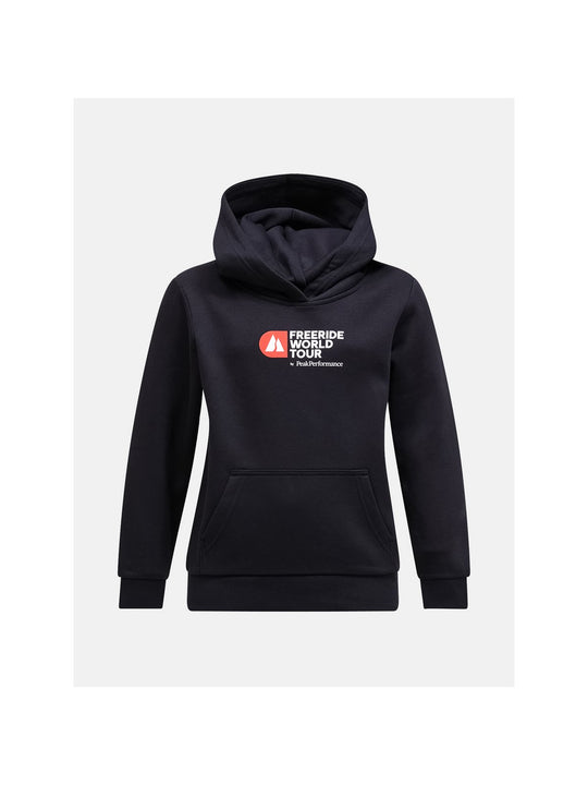 Bluza Peak Performance Fwt Jr Logo Hood czarny - Adventure Sports

