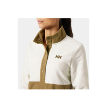 Bluza damska HELLY HANSEN W Daybreaker Snap Pullover kolor brązowy
