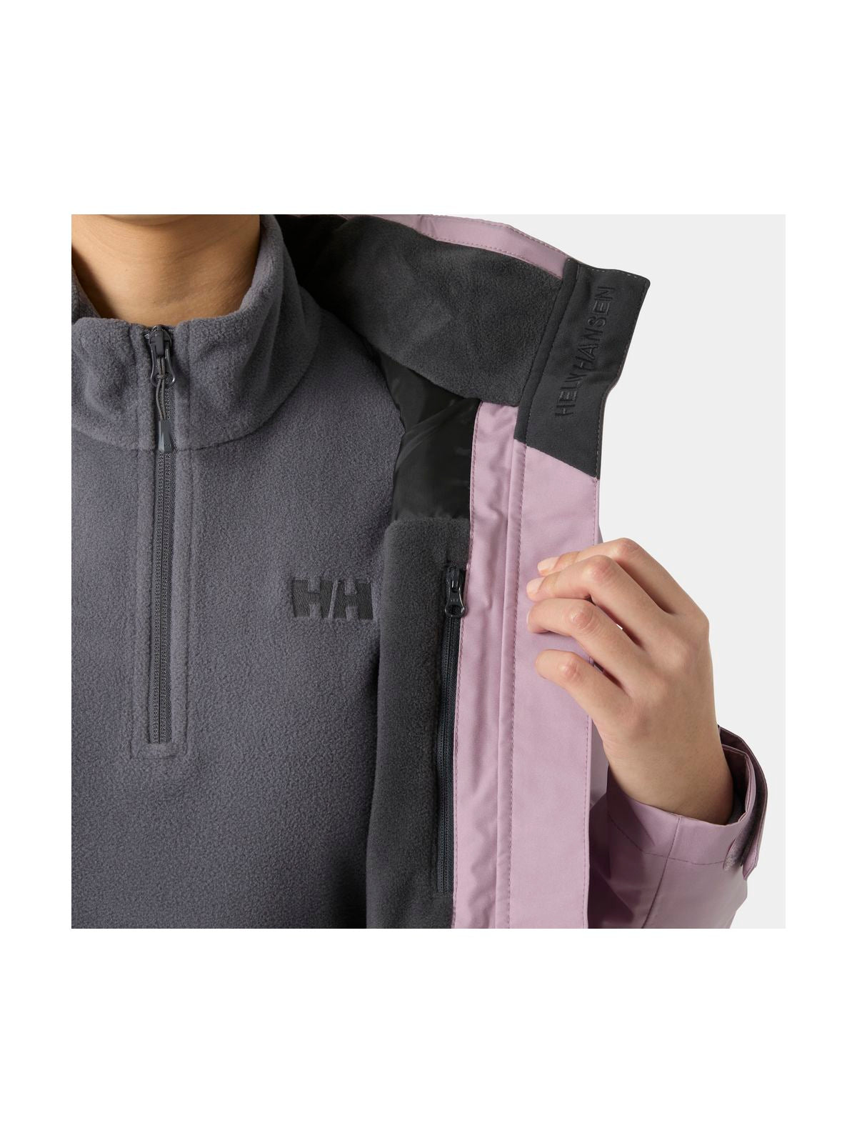 Kurtka żeglarska damska HELLY HANSEN W Crew Hooded Midl Jacket 2.0 różowa