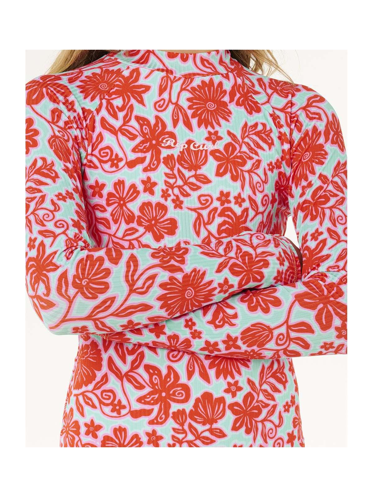 Kostium dziewczęcy RIP CURL Sunshine Upf Ls Surfsuit- Girl czerwony