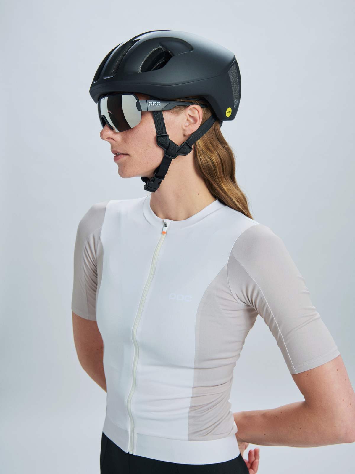 Koszulka rowerowa damska POC W´s Cadence Jersey biała - Adventure Sports