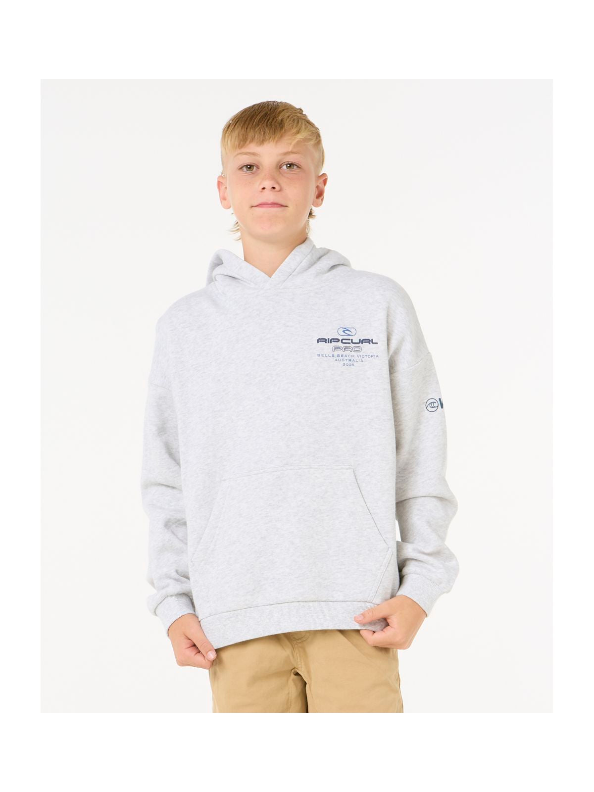 Bluza RIP CURL Rip Curl Pro 25 Hood-Kid szary - Adventure Sports