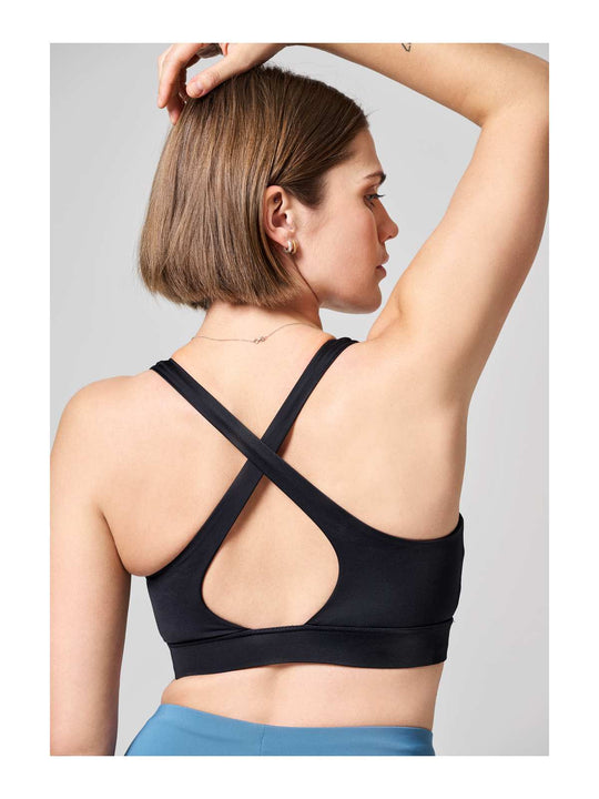 Stanik treningowy CASALL Crossback Sports Bra czarny
