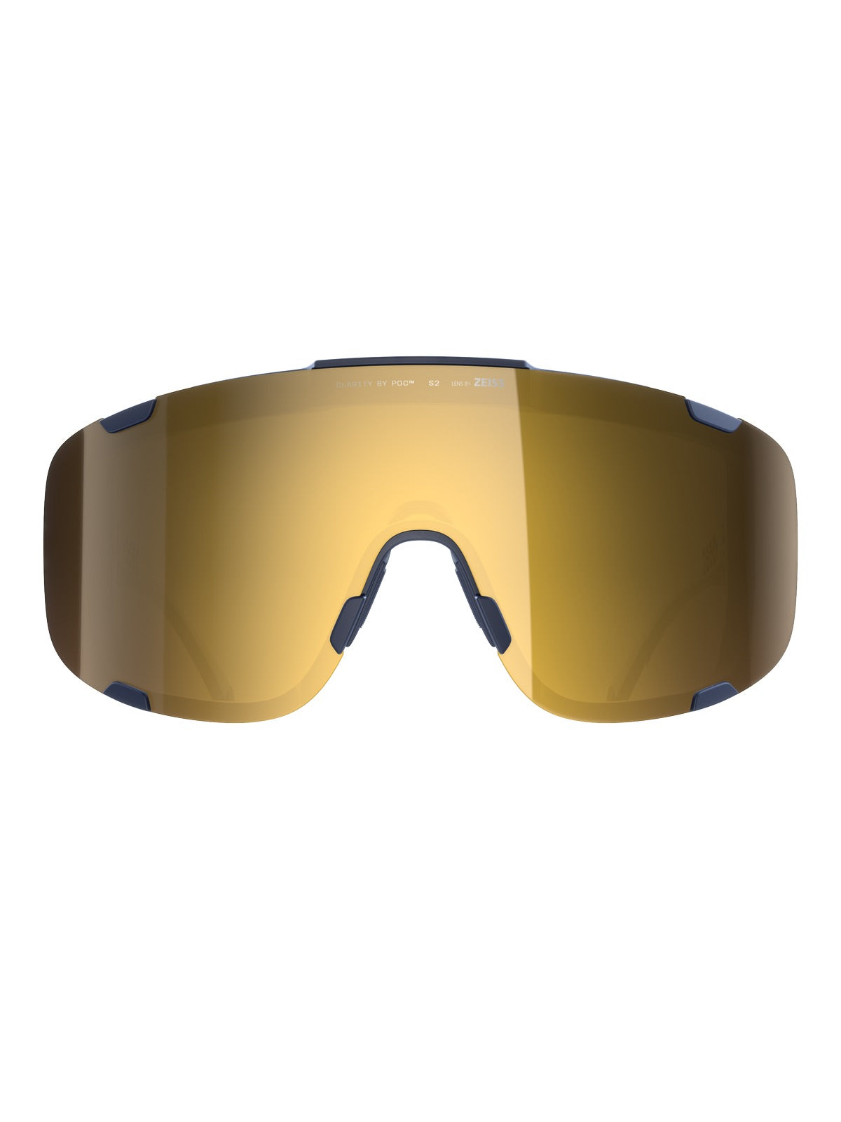 Okulary rowerowe POC Devour Wide Fit granatowy Cat 2 Clarity Road/Partly Sunny Gold