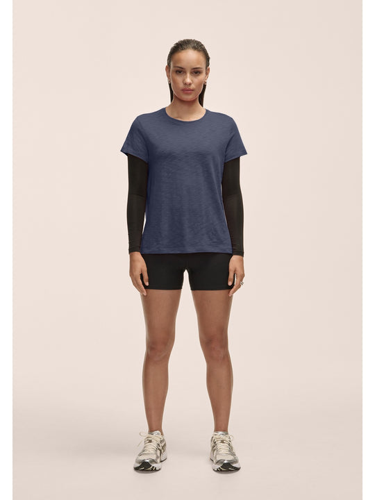 Koszulka damska CASALL Soft Texture Tee kolor granatowy
