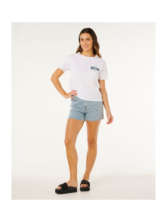 Koszulka damska RIP CURL RIP CURL Pro Peniche 2026 biała
