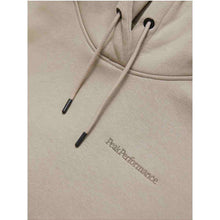 Bluza kangurka damska Peak Performance W Original Small Logo Hoo beżowy - Adventure Sports
