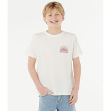 Koszulka RIP CURL GRATEFUL SHRED TEE - BOY beżowa
