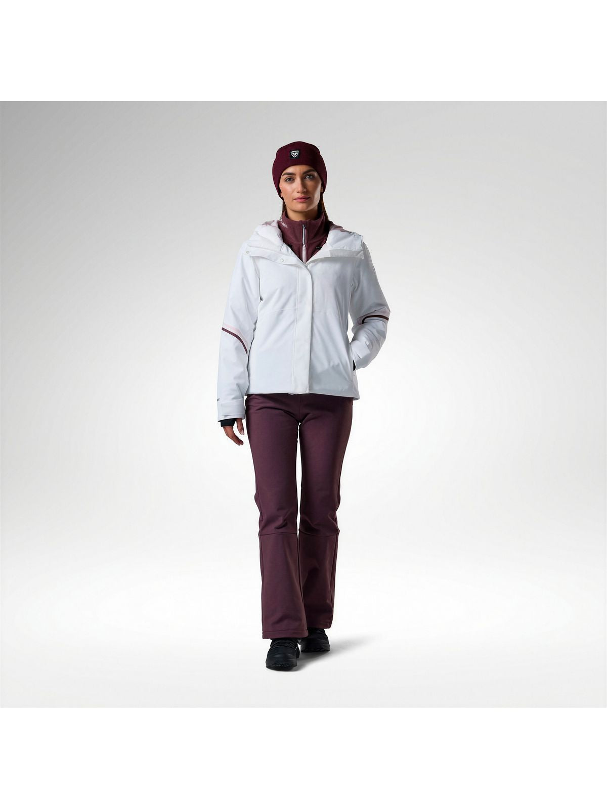 Kurtka narciarska damska ROSSIGNOL W Strawpile Insulated Ski Jkt biała