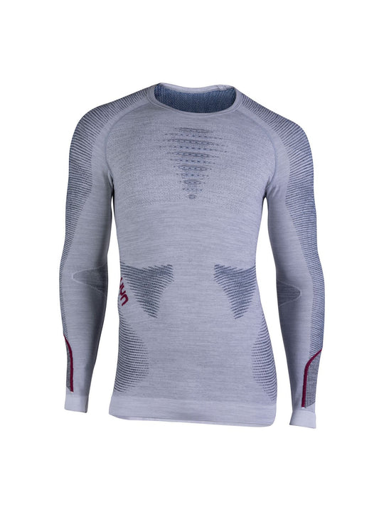 Koszulka UYN Ambityon Uw Shirt Lg Sl. Melange biały
