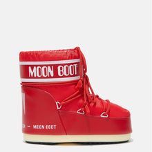 Buty zimowe damskie MOON BOOT Icon Low Nylon czerwone
