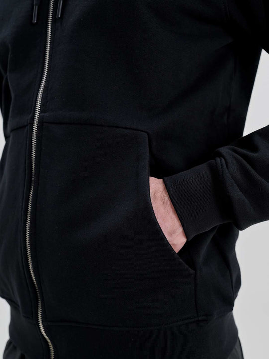 Bluza męska POC Zip Hoodie czarny
