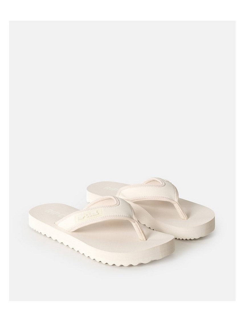 Japonki plażowe damskie RIP CURL Florida Bloom Open Toe białe