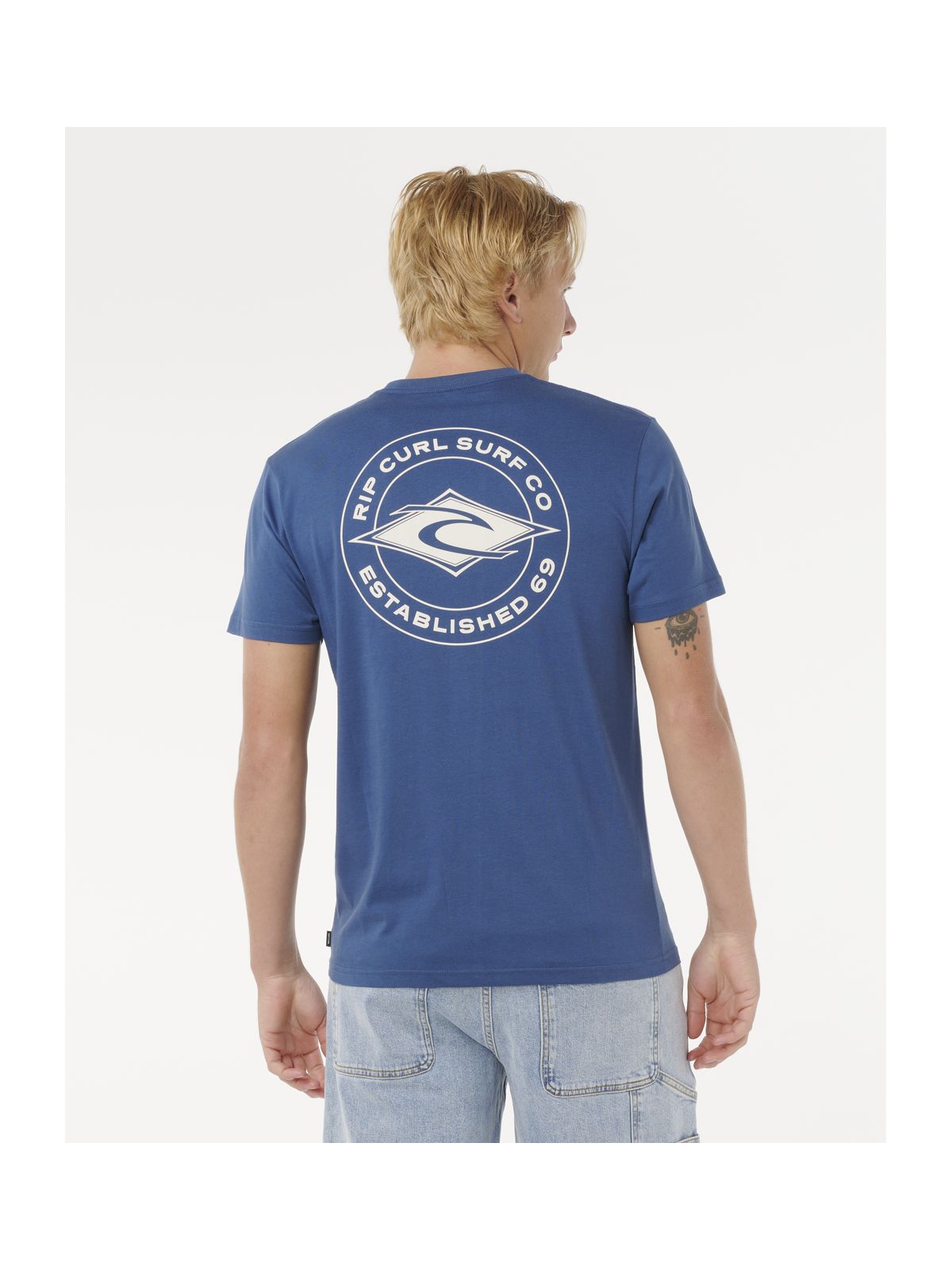 Koszulka RIP CURL STAPLE TEE granatowa