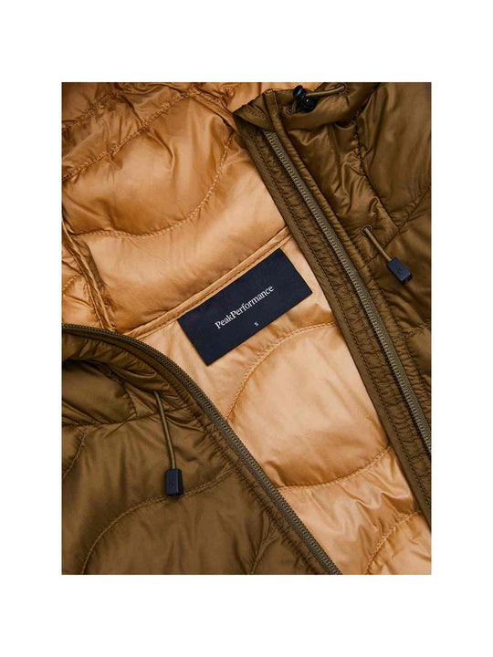 Kurtka PEAK PERFORMANCE Helium Down Hood Jacket Women brązowy
