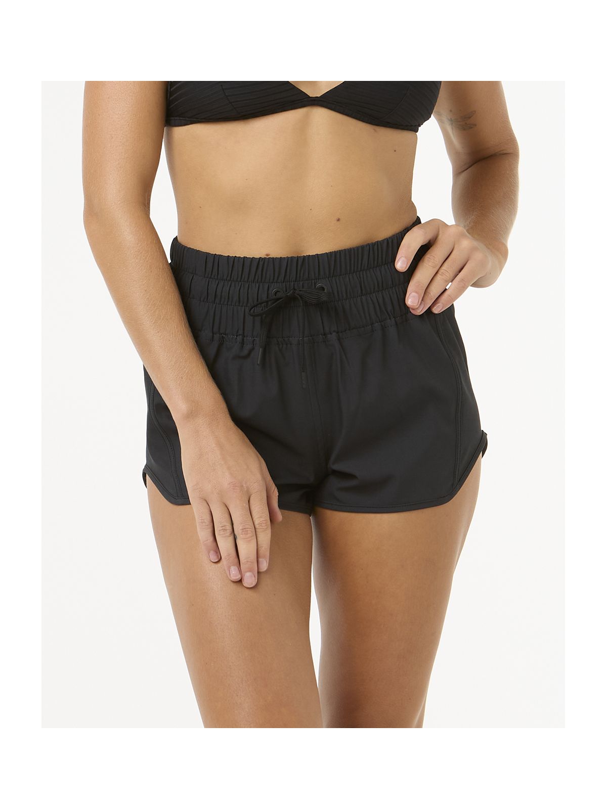 Szorty kąpielowe damskie RIP CURL High Waist Retro Volley 3" czarne