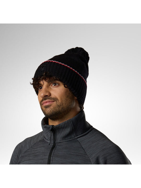 Czapka ROSSIGNOL Snowblaze Pompom Beanie czarna
