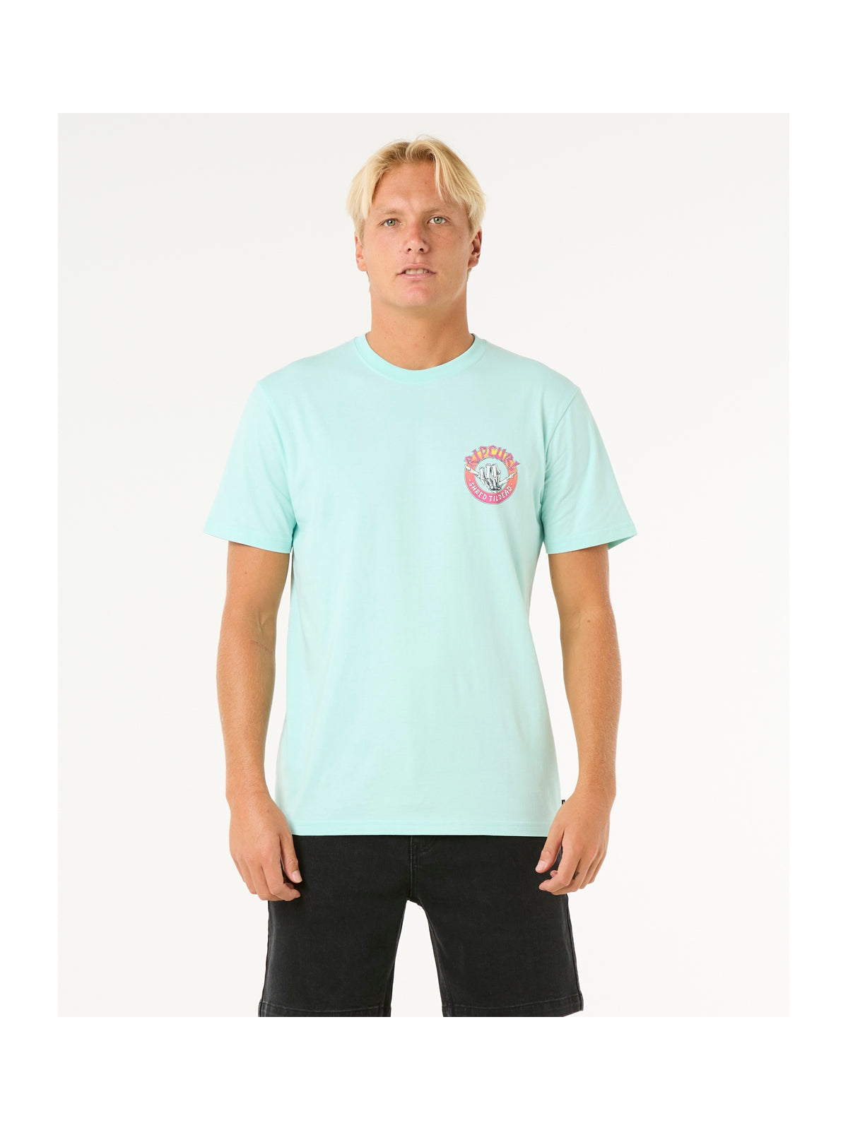 Koszulka męska RIP CURL Shred Til Tee błękitna