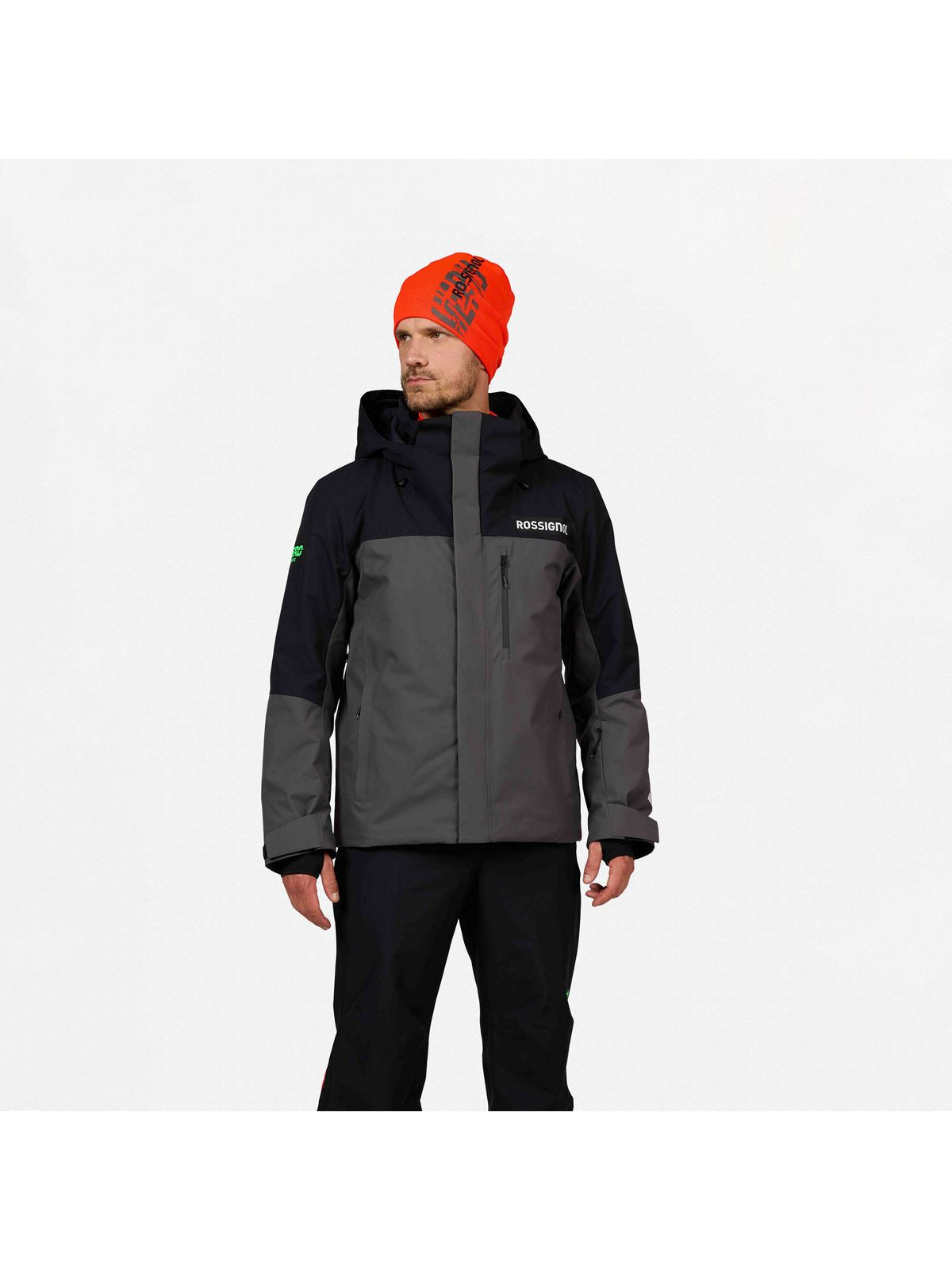 Kurtka narciarska męska ROSSIGNOL Hero Velika Insulated Jkt szara