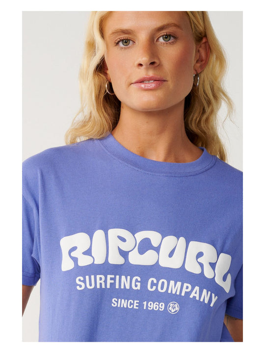 Koszulka damska RIP CURL Surf Puff Party Pack Relaxed granatowa
