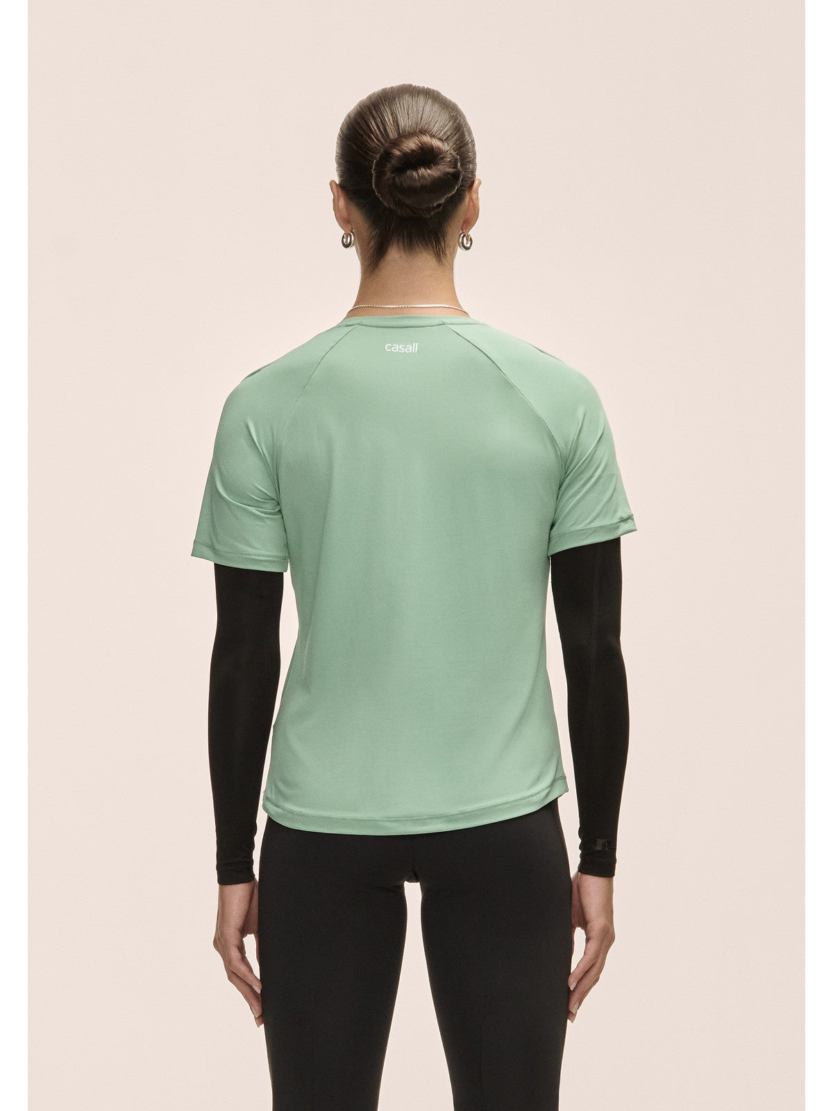 Koszulka treningowa damska Casall Essential Tee zielony