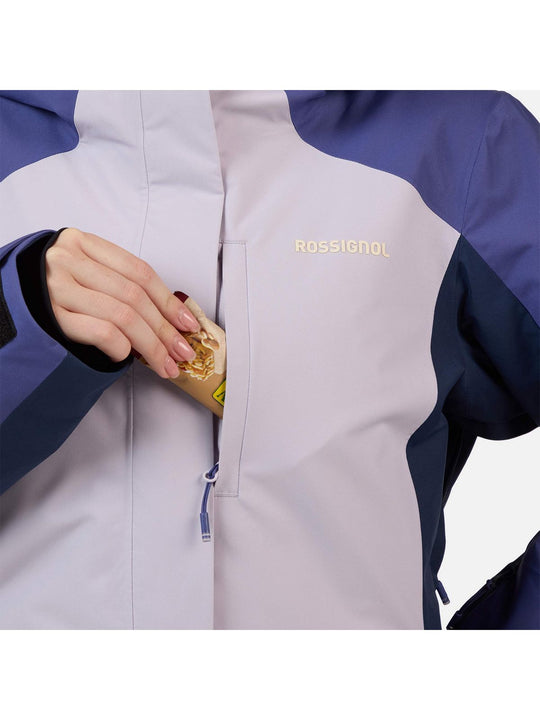 Kurtka narciarska damska ROSSIGNOL W VELIKA INSULATED JKT szara
