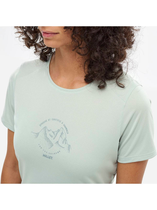 Koszulka MILLET UBIC LIGHT TS SS W zielony - Adventure Sports
