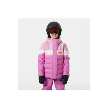 Kurtka narciarska dziecięca HELLY HANSEN Jr Girl Diamond Jacket kolor różowy

