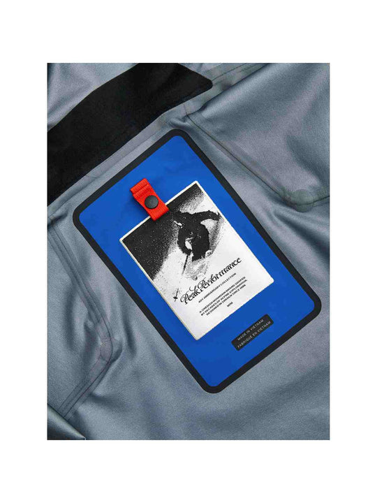 Kurtka narciarska męska PEAK PERFORMANCE 40Y R&amp;D Long GORE-TEX 3L C-KNIT Shell Jacket niebieska
