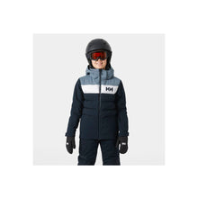 Kurtka narciarska dziecięca HELLY HANSEN Jr Cyclone Jacket kolor granatowy
