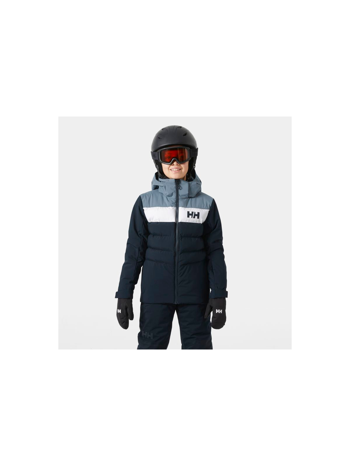 Kurtka narciarska dziecięca HELLY HANSEN Jr Cyclone Jacket kolor granatowy