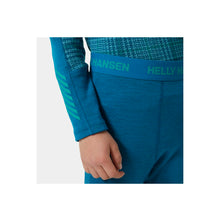 Bielizna dziecięca HELLY HANSEN Jr Graphic Lifa Merino Set kolor niebieski
