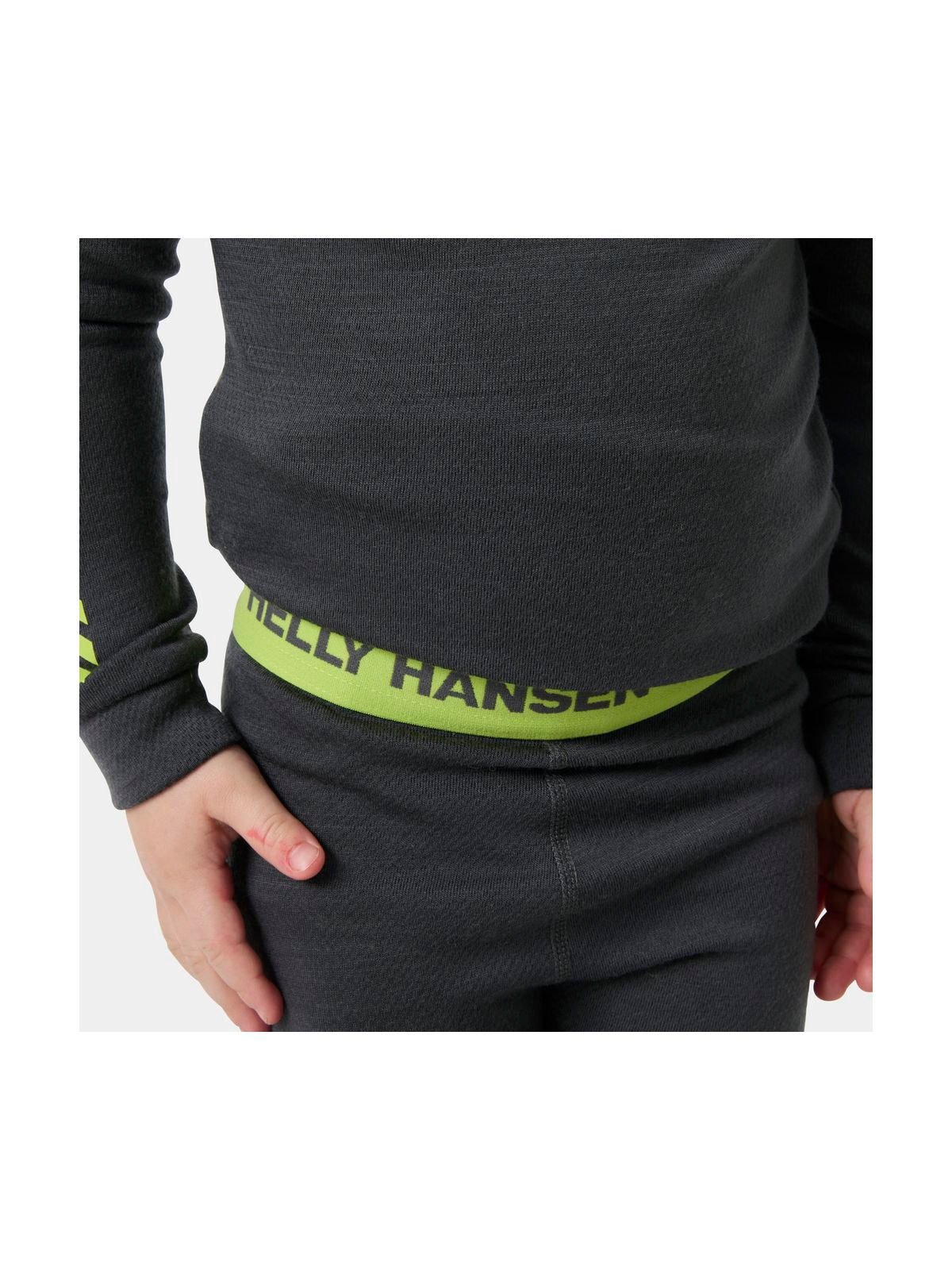 Bielizna termiczna dziecięca HELLY HANSEN K LIFA MERINO SET szara